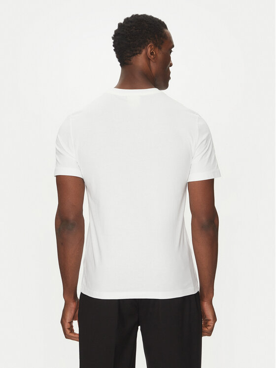 Футболка обычного кроя Chest Logo K10K114146 Calvin Klein, белый — фото 3