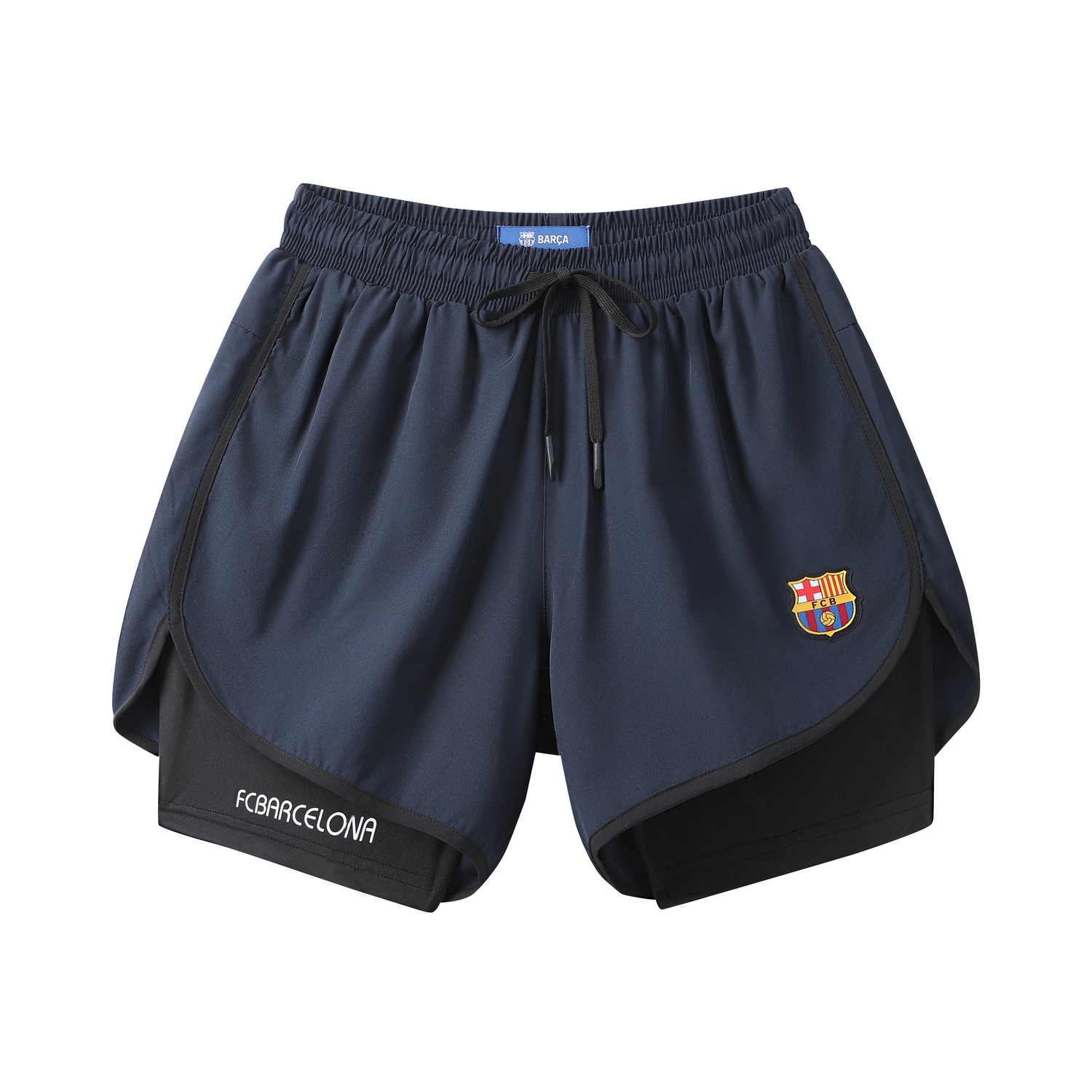 

Повседневные шорты унисекс FCB ARCELONA, темно-синий