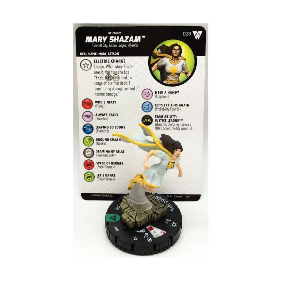 

Мэри Шазам (Ю), DC HeroClix - Wonder Woman 80th Anniversary - Singles