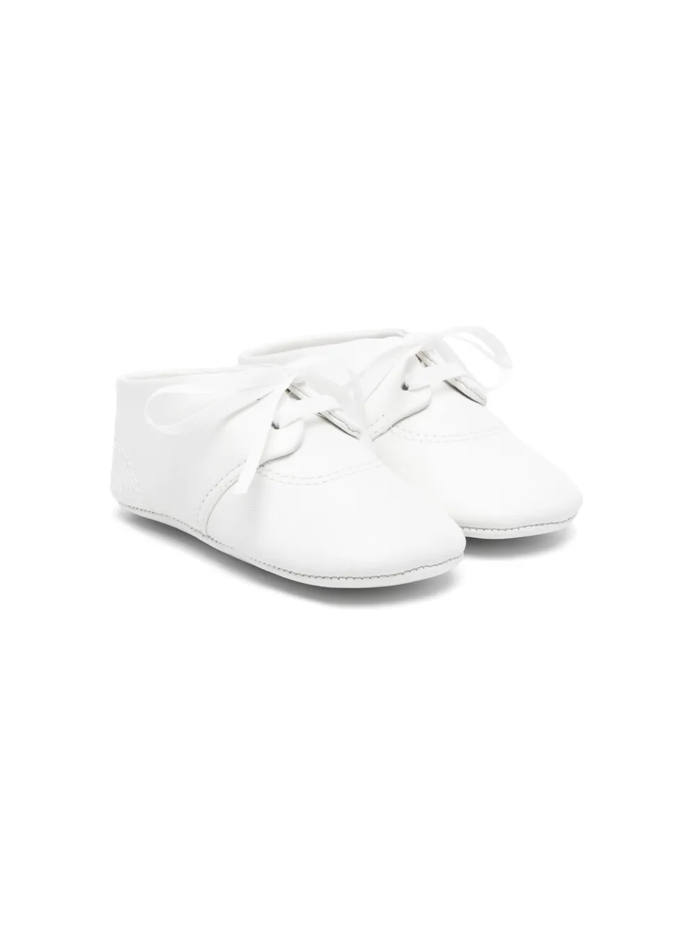 

Кожаные пинетки Golden Goose Kids, белый