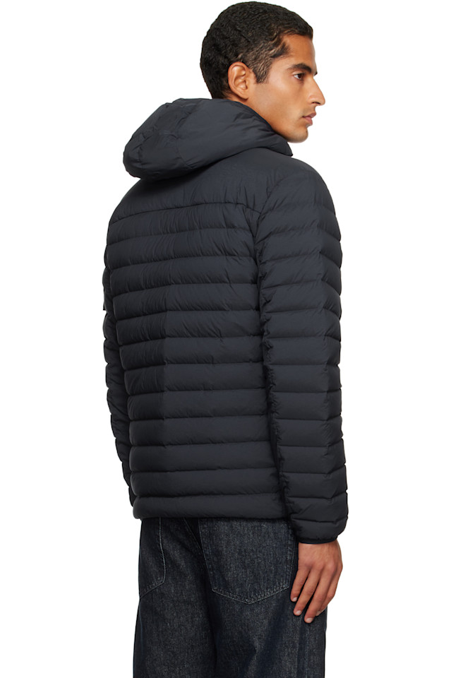 Stone Island Бесшовная нейлоновая пуховая куртка Navy 4100020 — фото 3