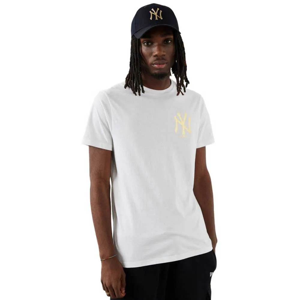 

Футболка с коротким рукавом New Era MLB Foil Bp Tee New York Yankees, белый