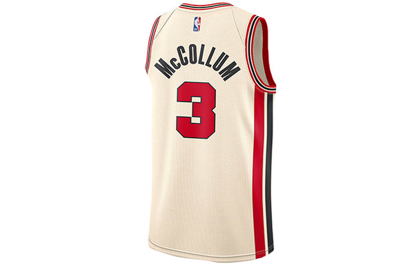 Футболка nba city limited sw fan edition 19 20 сезон portland trail blazers № 3 баскетбольная майка жилет Nike, белый — фото 2