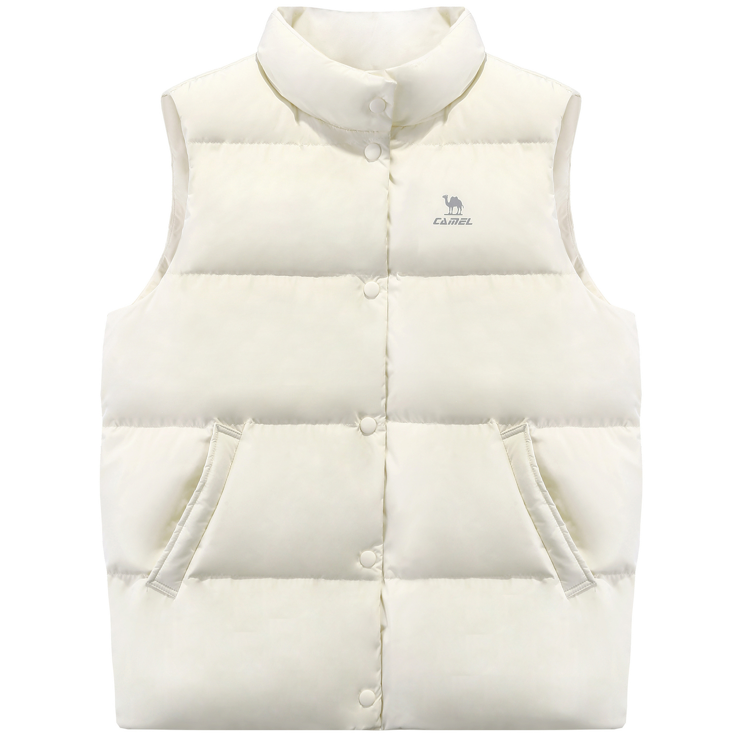 

CAMEL Теплый флисовый пуховик-жилет женский, Warm White