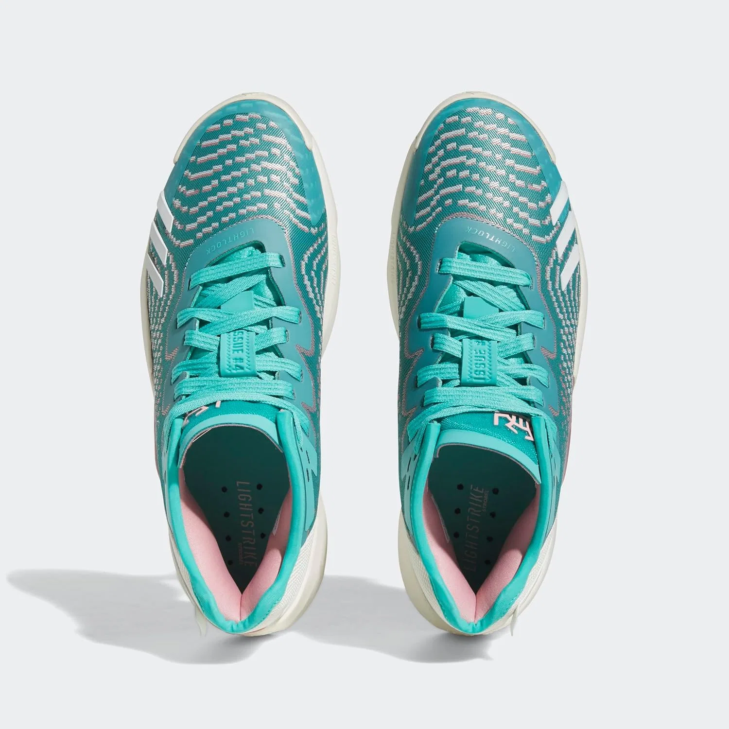 Кроссовки Adidas Herren Don Issue 4, Semi Mint Rush Wonder Mauve Off White — фото 4