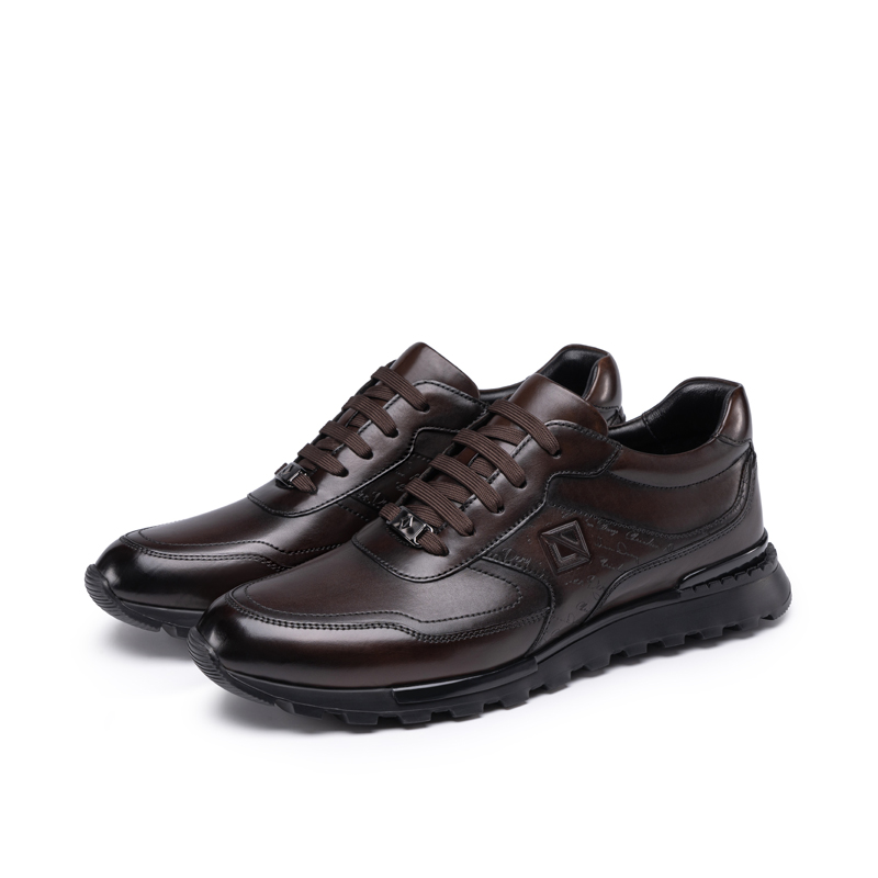 Туфли мужские Men"s Casual Men Low-Top Chrisdien Deny, цвет Coffee — фото 3