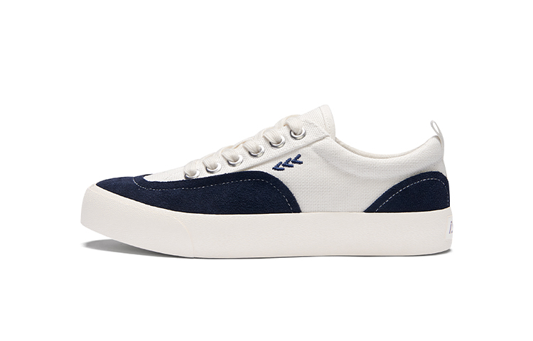 

Кроссовки ISTEP Skateboarding Shoes Unisex Low-top White, темно-синий