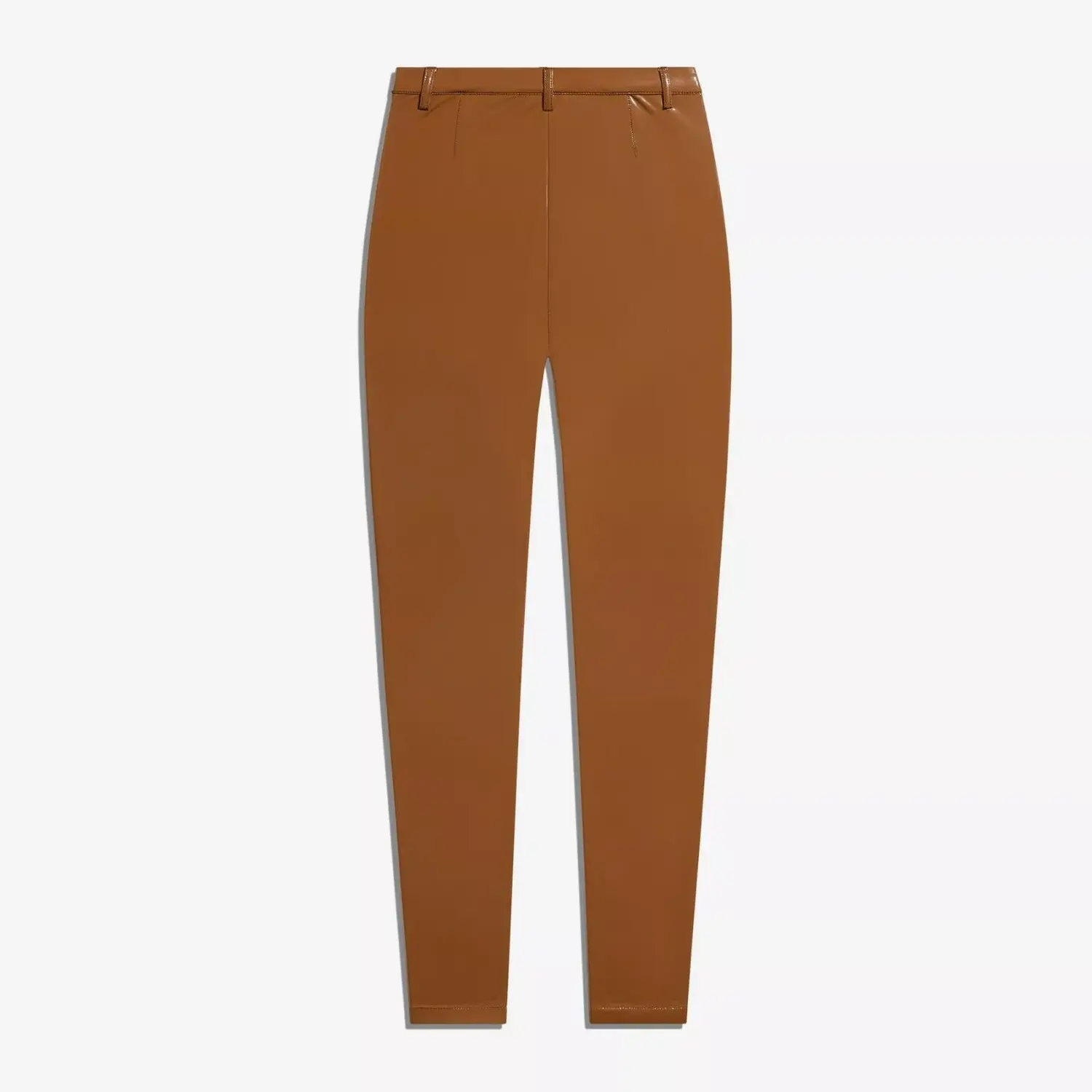 IVY PARK Кожаные Брюки Женские Коричневые Adidas Originals — фото 3