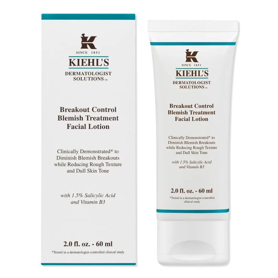 

Лосьон для лица breakout control blemish treatment facial lotion Kiehls, объем 60 мл