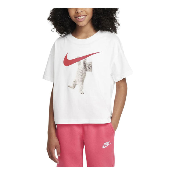 

Футболка sportswear t-shirt 'white' Nike, белый