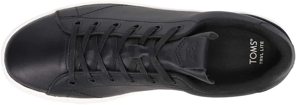 Мужские кроссовки TOMS Travel Lite Low на шнуровке, повседневные - черные — фото 4