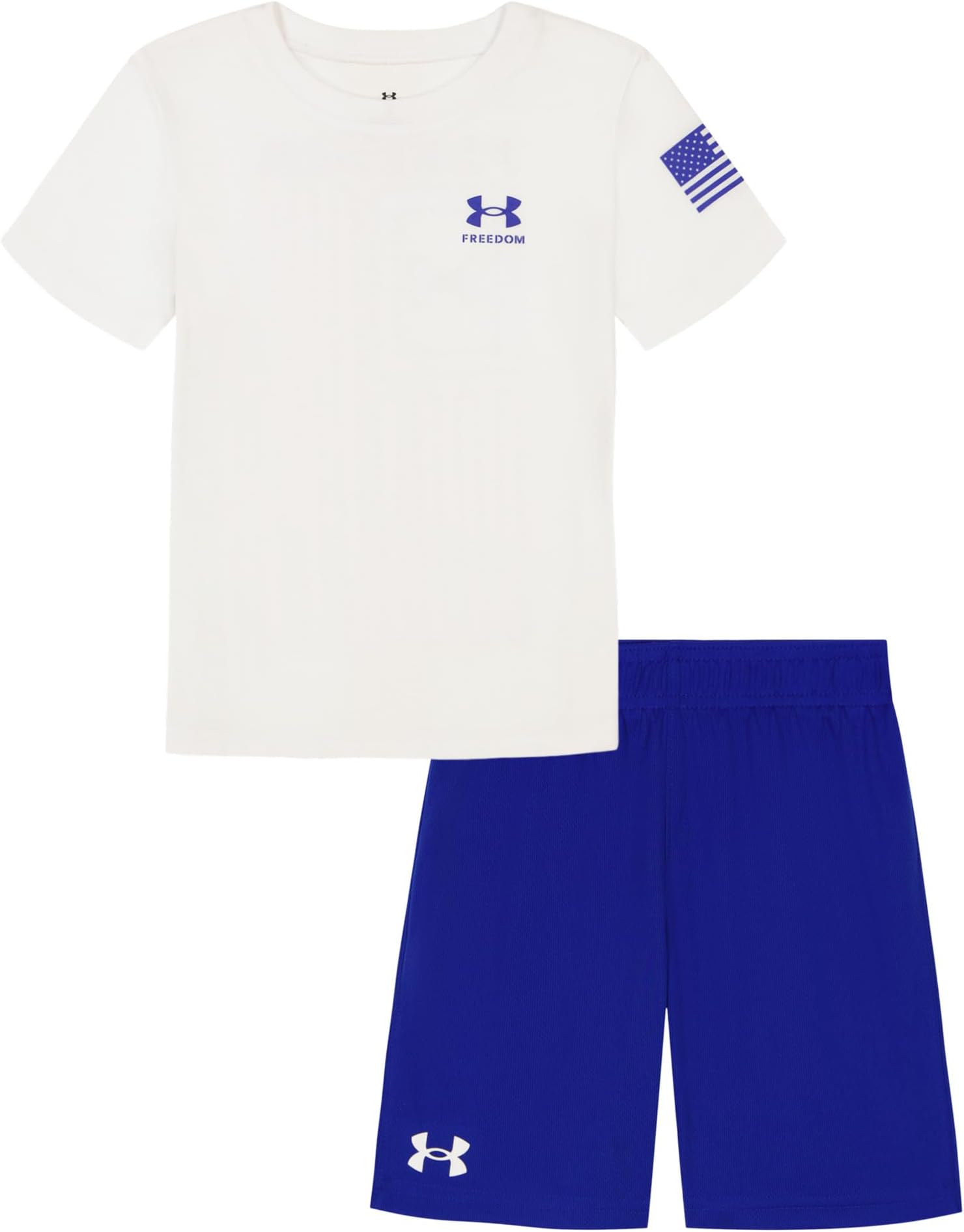 

Детский набор Under Armour Freedom Flag Short Set, белый