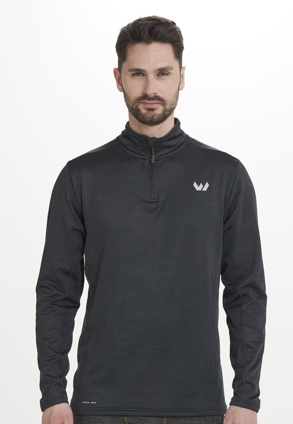 

Топ с длинными рукавами MIDLAYER KALLE WAFFLE Whistler, цвет black