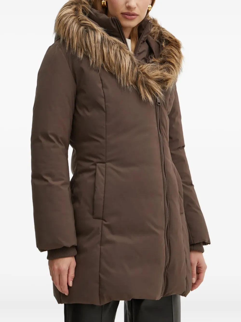 

Куртка с капюшоном Guess Usa, коричневый