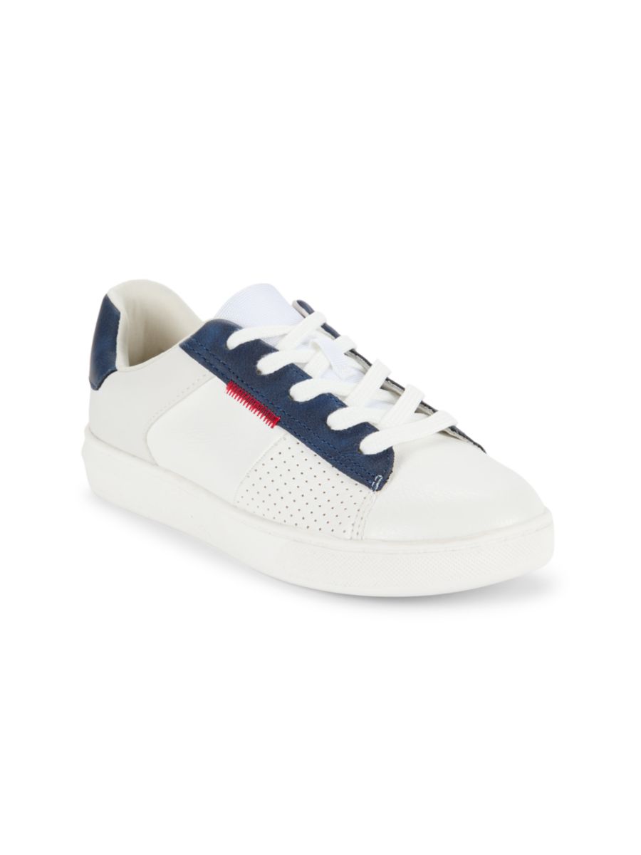 

Детские кроссовки с логотипом Liam Kenneth Cole, темно-синий