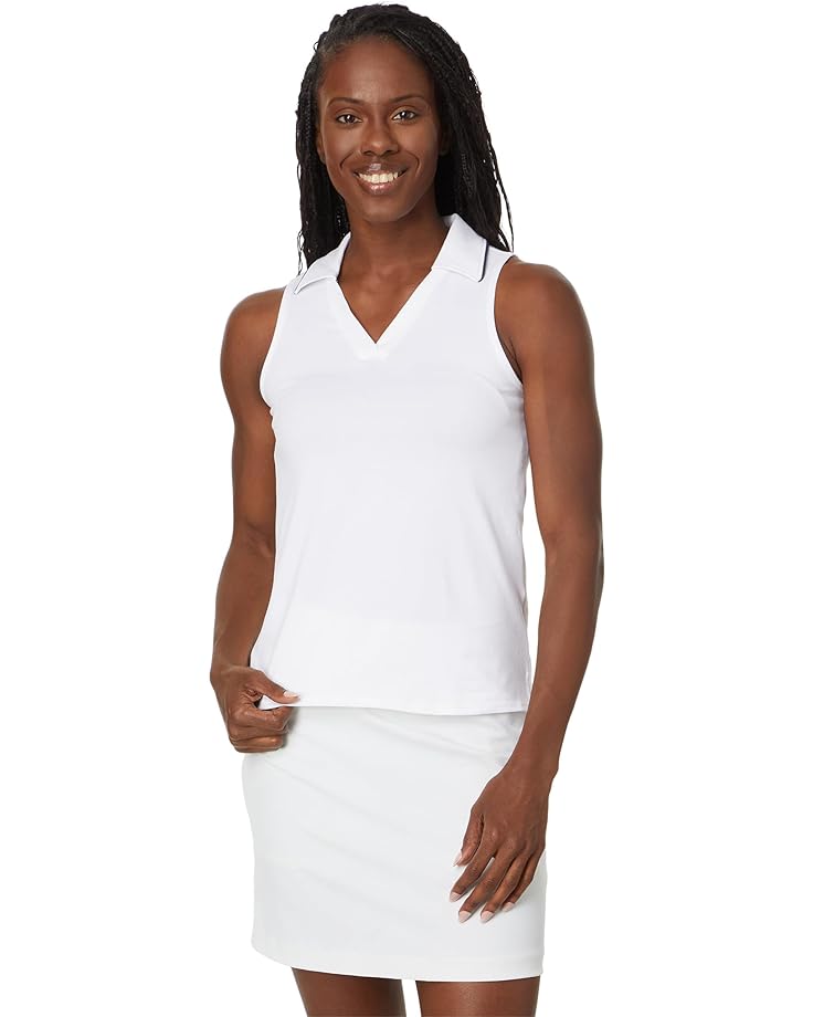 

Поло SKECHERS Pickleball Godri Swift Sleeveless, белый
