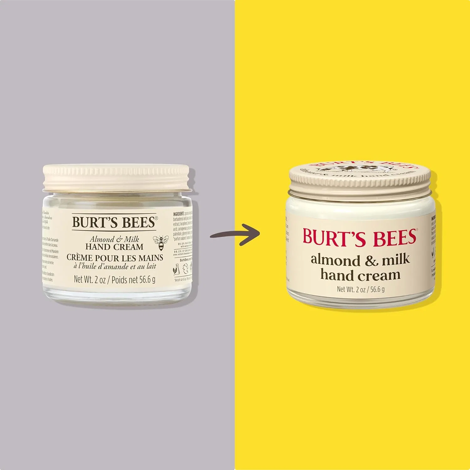 Натуральный крем для рук Burt's Bees с миндалем и молоком (57 г) Burt'S Bees — фото 2