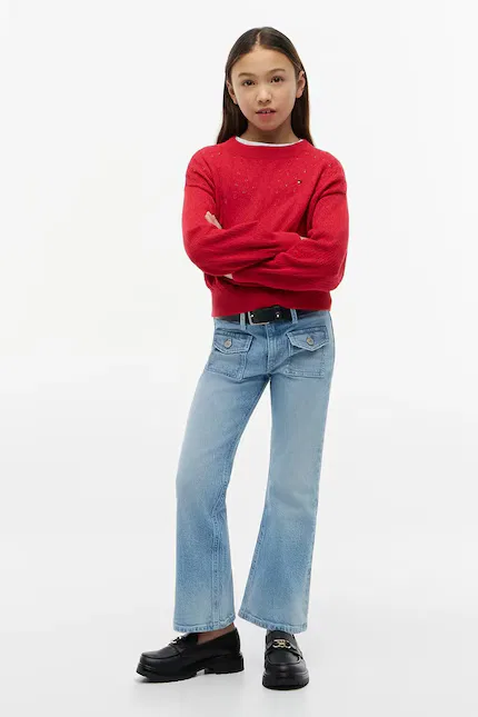 Джинсы клеш FLARE Tommy Hilfiger, синий — фото 3