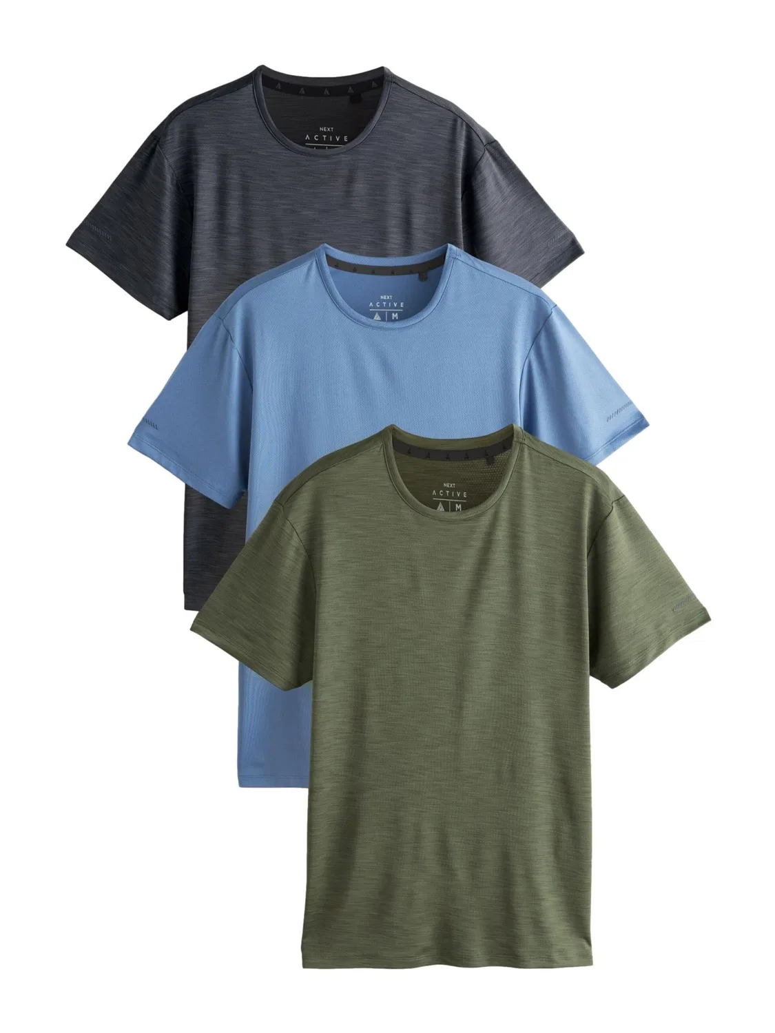 Футболка для тренировок Next, Blue/Olive/Mottled Black