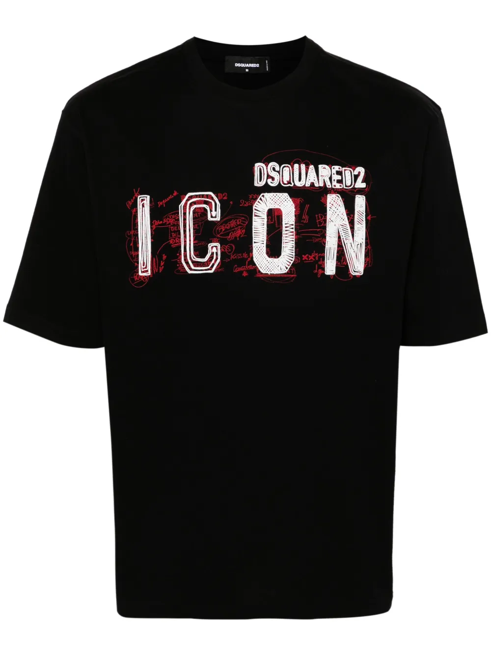 

Футболка с логотипом DSQUARED2, черный