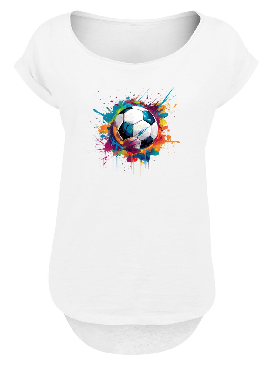 

Рубашка F4NT4STIC Bunte Fußball, белый