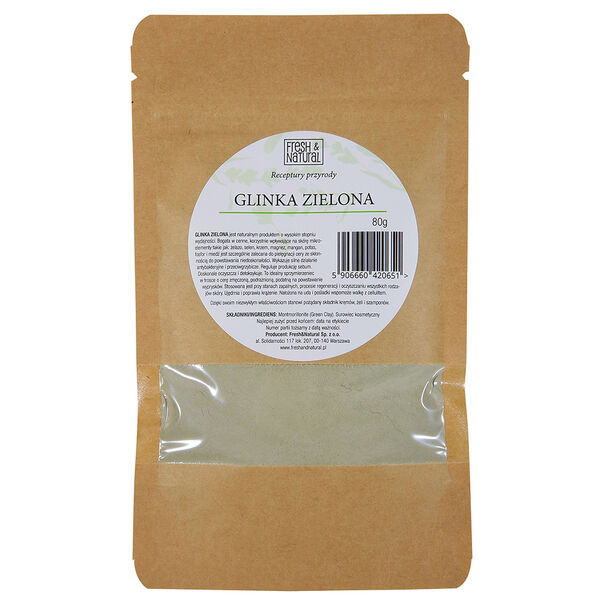 

Зеленая глина, 80 г Fresh & Natural