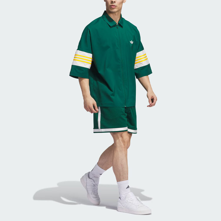 Рубашка унисекс лесной зеленый Adidas Originals, зеленый — фото 2