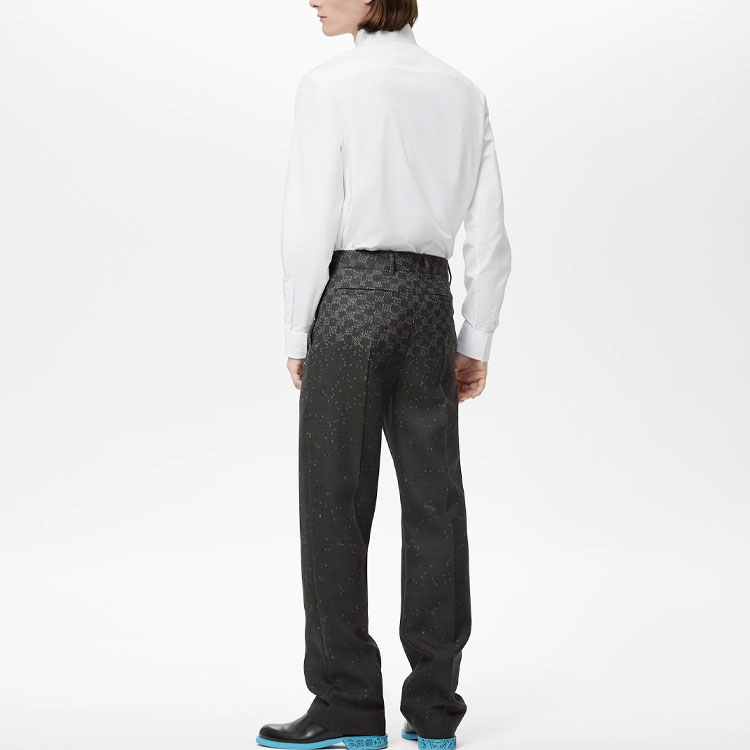 Новые квартальные продукты LV Casual Pants Men Black Louis Vuitton, черный — фото 3