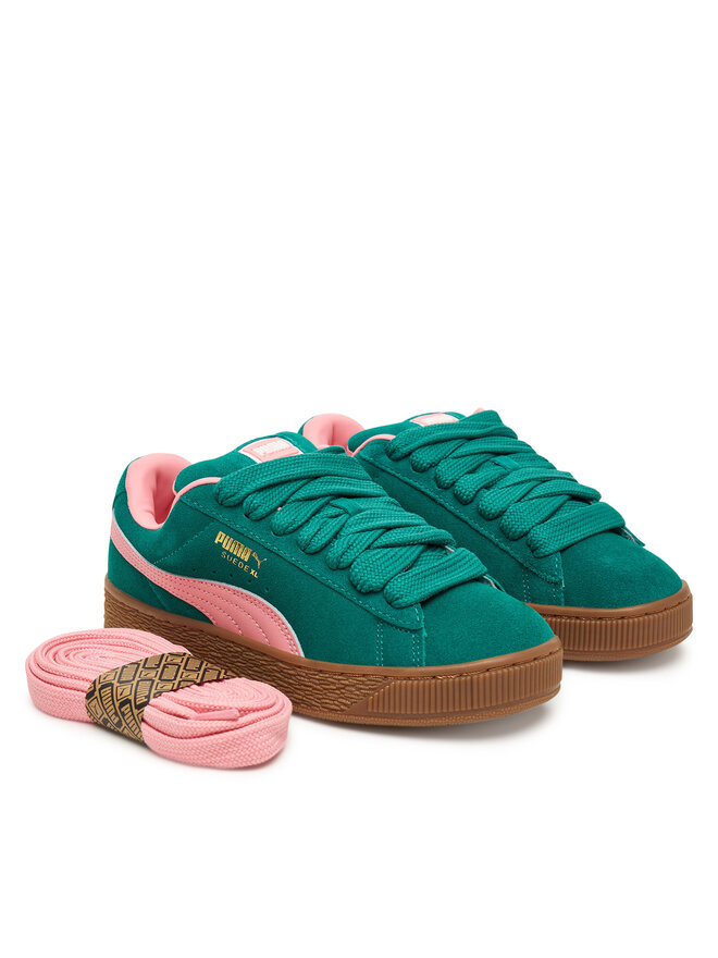 Кроссовки Suede Xl Jr 396577 36 Puma, зеленый — фото 3