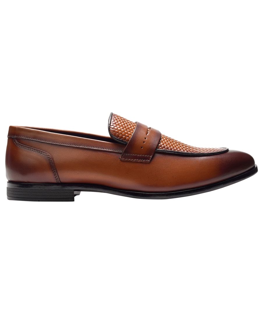 Мужские лоферы Solstice Penny Loafers Carlos by Carlos Santana, TAN — фото 2
