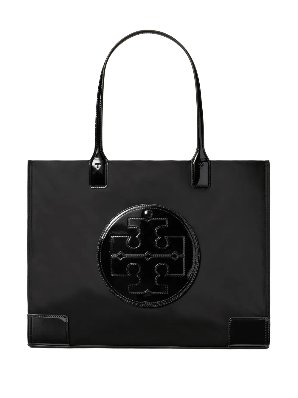 

Лакированная сумка-тоут Ella Tory Burch, черный