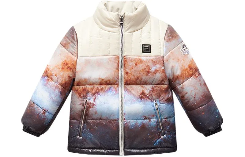 Детская куртка с принтом и утеплителем FILA KIDS, All Over Print — фото 3