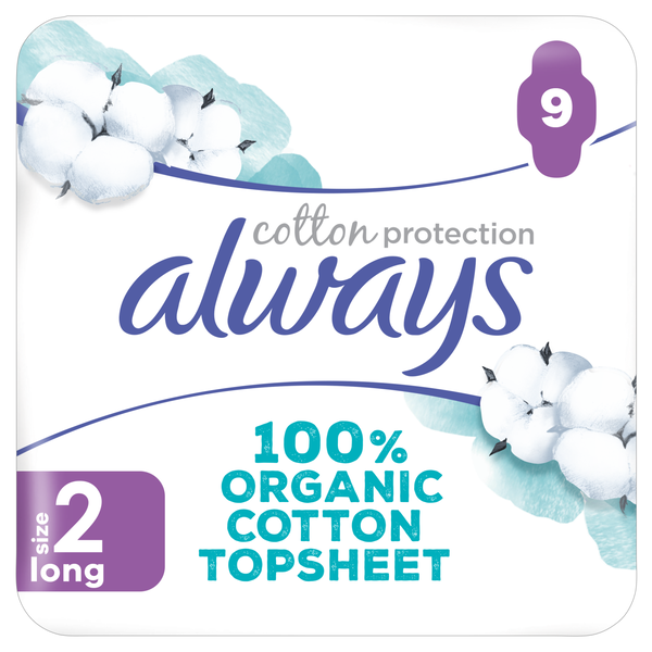 

Гигиенические прокладки, 9 шт./1 упаковка. Always Cotton protection