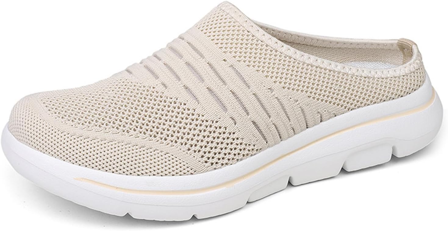 

Женские и мужские легкие сабо и мюли Mmoneyake, открытая задняя часть, удобные прогулочные тапочки, дышащие шлепанцы, с поддержкой свода стопы, закрытый носок, без задника, низкий каблук, обувь без застежки, коричневый