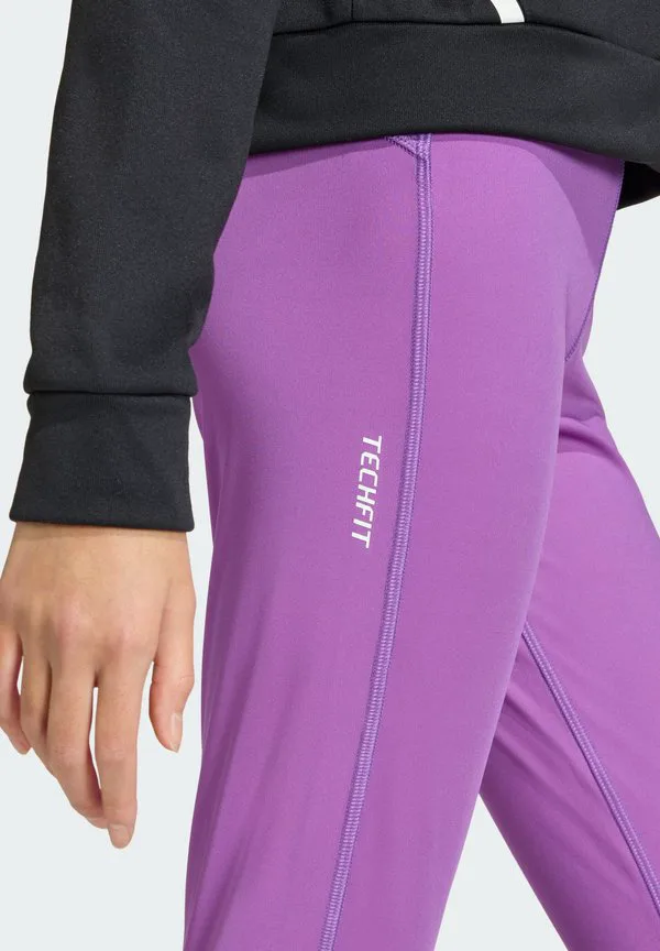 Брюки-Леггинсы techfit 7/8 для детей Adidas Performance, Active Purple/White — фото 4