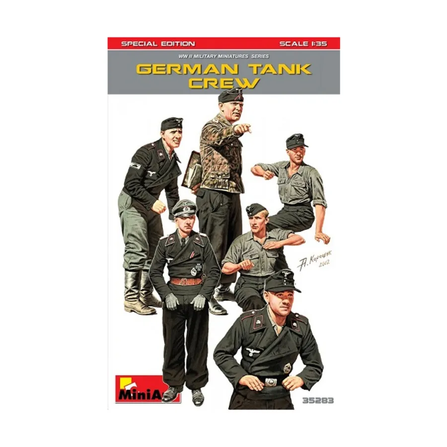 

Немецкий танковый экипаж (специальное издание), WWII Military Miniatures Series (1:35) (MiniArt Models)