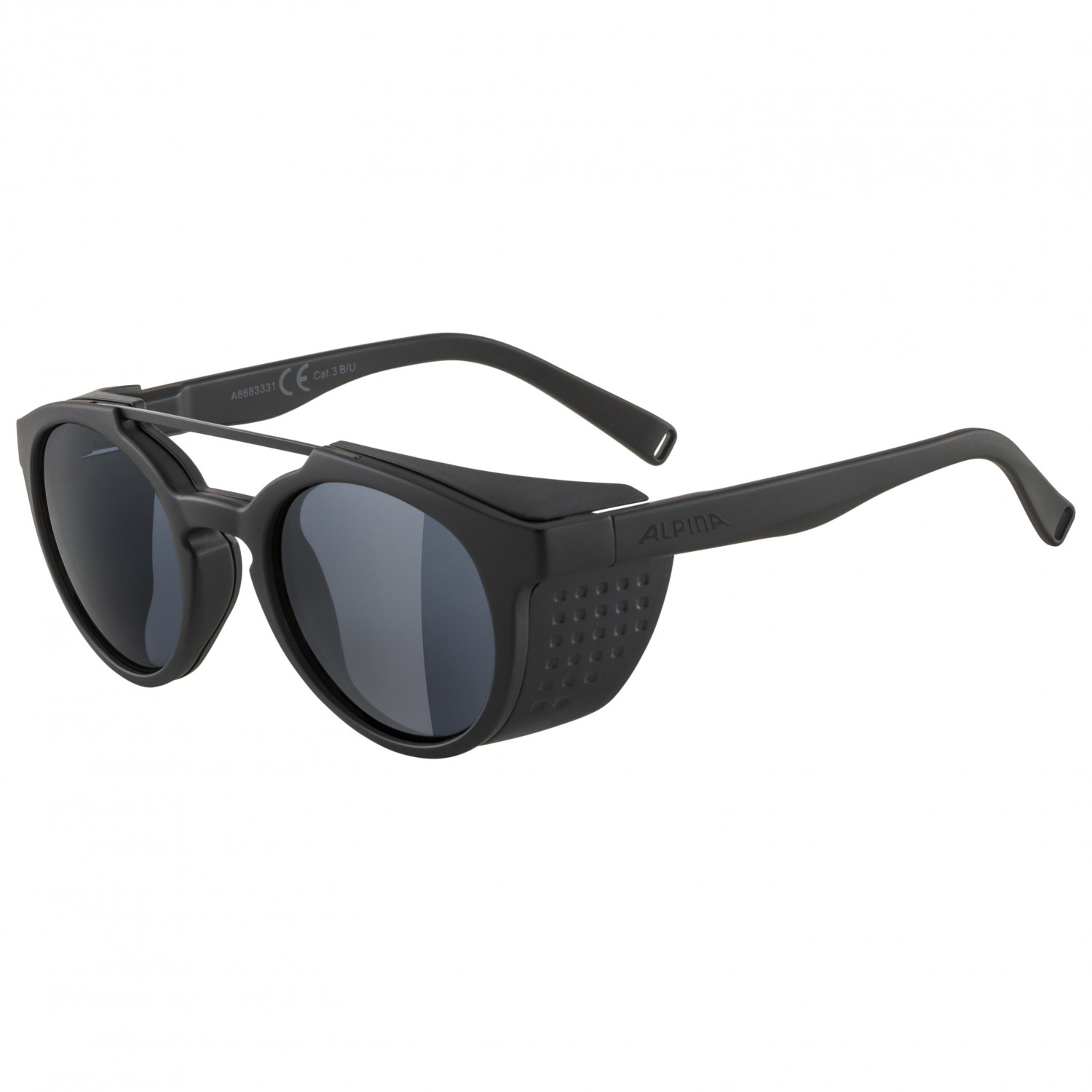 

Солнцезащитные очки Alpina Glace Mirror Cat 3, цвет All Black Matt
