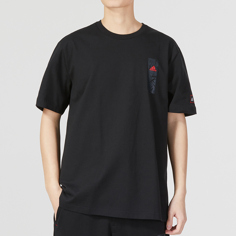 Футболка CNY мужская черная Adidas, черный — фото 3