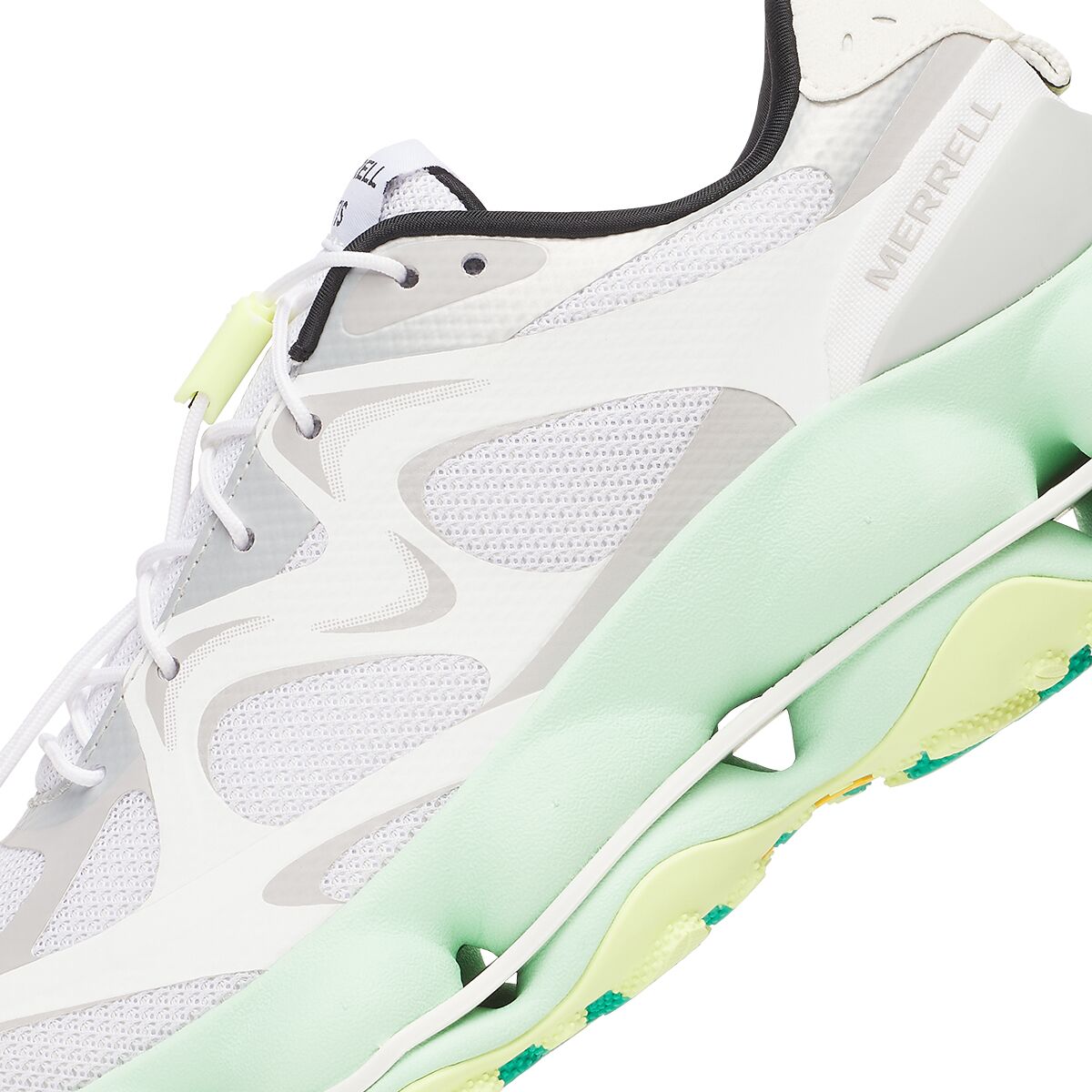 Треккинговые ботинки женские Merrell Speedarc matis на толстой подошве, бело-зеленый — фото 4