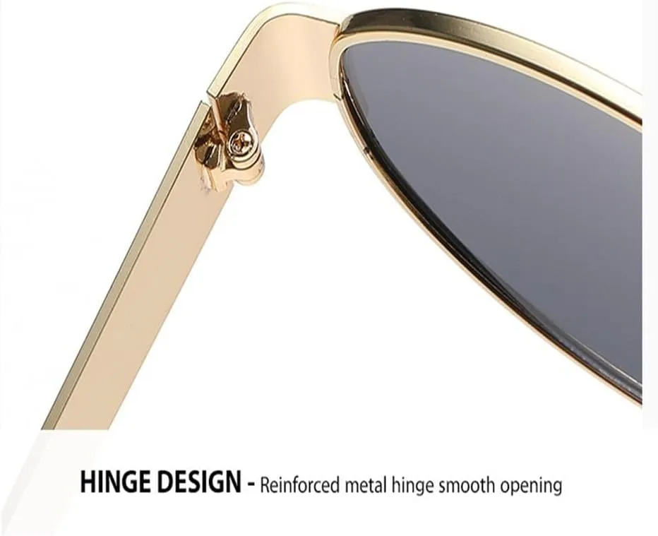 

Металлические солнцезащитные очки для мужчин и женщин, унисекс, модные солнцезащитные очки овальной формы, стильные, защита от УФ-излучения UV400 LOVQZAOF, D