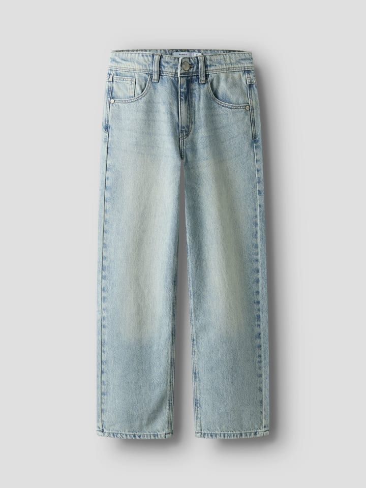 Name it Джинсы NKMRYAN STRAIGHT JEANS 5950-DM, винтажный светло-голубой деним — фото 4