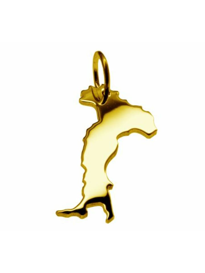 

Schmuckador Кулон с изображением карты Италии из цельного желтого золота 333 пробы