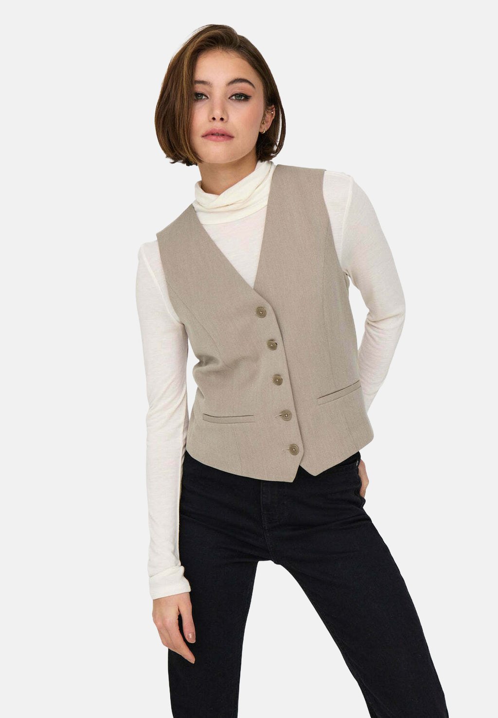

Топ без рукавов GILET ONLY, бежевый