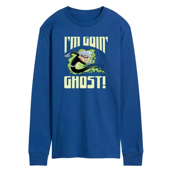 

Мужская футболка с принтом «Danny Phantom I'm Goin' Ghost» Nickelodeon, синий