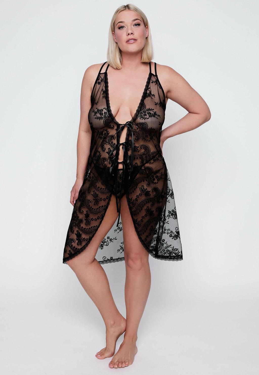 

Ночная рубашка 2 PIECE SET Ulla Popken, черный