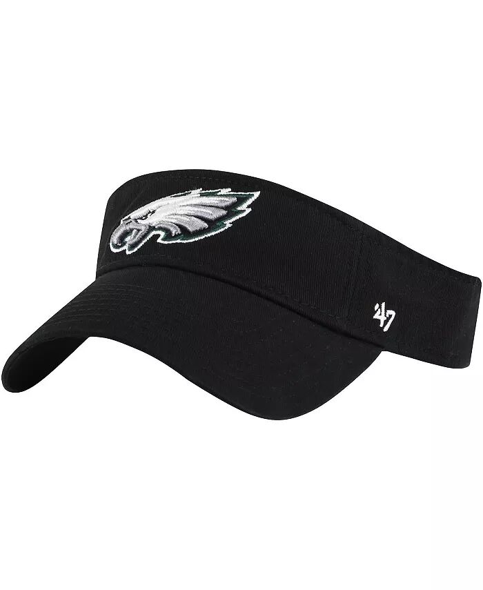 

Мужской черная козырек Philadelphia Eagles Clean Up Visor '47 Brand, черный