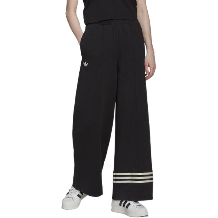 Adidas Originals Женские трикотажные спортивные штаны, цвет Black — фото 3