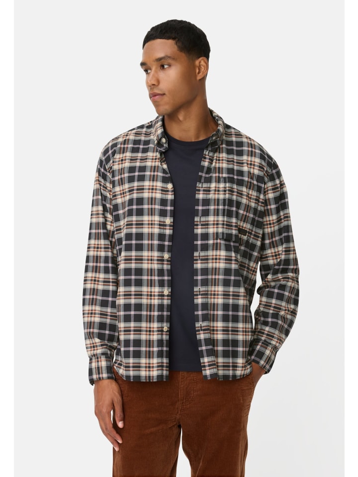 

Легкая клетчатая рубашка с функцией быстрой сушки цвета корицы Camel Active