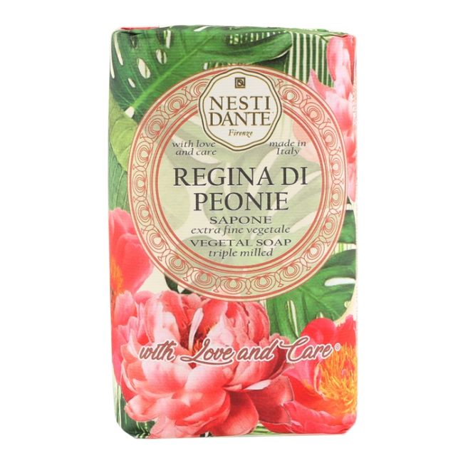 

С любовью и заботой мыло regina regina di peonie Nesti Dante, 250 гр