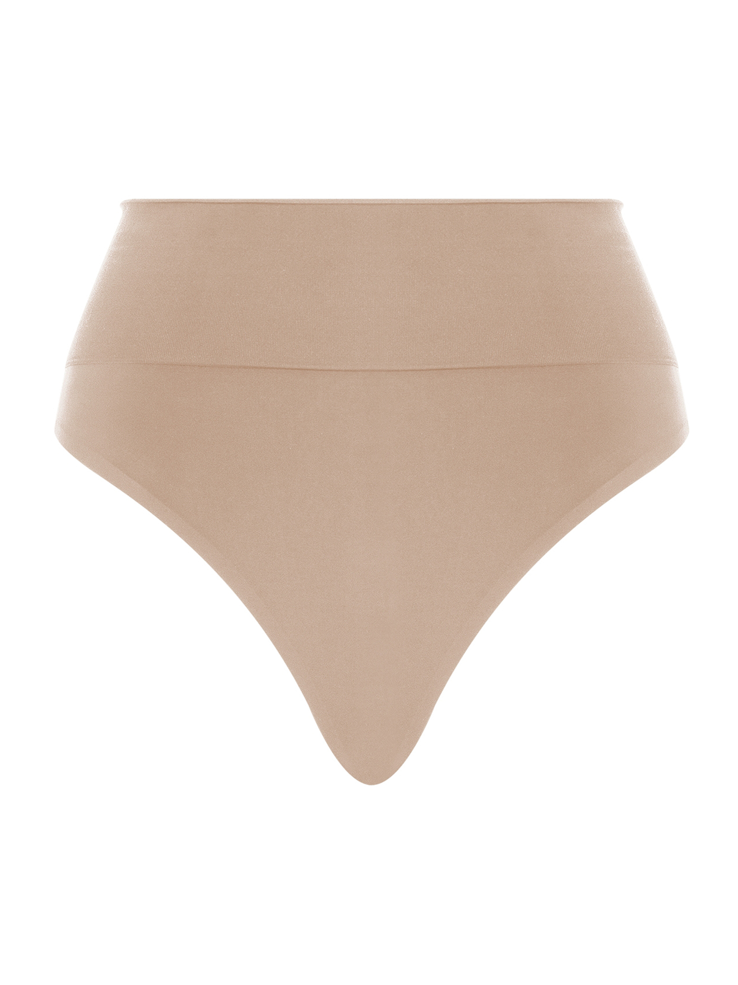 

Трусы Wolford Tanga High Waist Thong, цвет clay